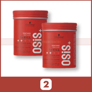 100 ml x2 Schwarzkopf OSIS+ THRILL fibra elástica control fuerte peinado - Imagen 1 de 3