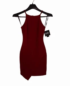 Vestido para mujer By & By sin mangas color vino talla XS sólido Liverpool venta al por menor $49 - Imagen 1 de 8