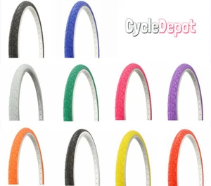 Duro 26" x 1.50" BlCYCLE TlRE VlPER SLlCK BlKE FIXIE ALL COLORS *BEST PRICE* - Picture 1 of 11
