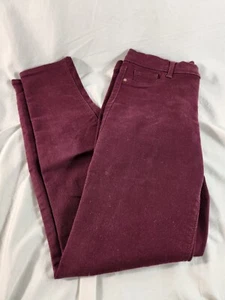 VTG Jordache Super Skinny Juniors Mulberry Pants Sz 16 Skinny Leg Pockets EUC - Picture 1 of 8