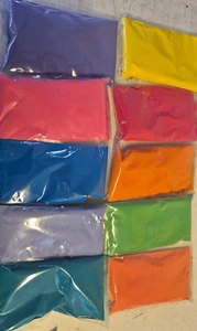 FestOfColor 10 Packets - 100gram Each, Holi Powder, Color Powder Multicolored - Picture 1 of 10