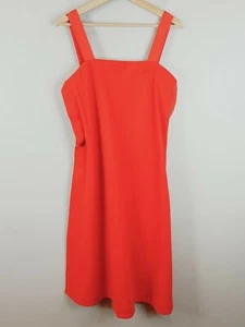 COS Womens Size XS or 8 Soft Red Sleeveless Ponte stretch Dress - Picture 1 of 5