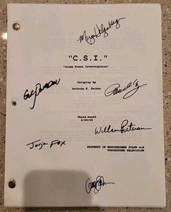 C.S.I. "Crime Scene Investigation " Third Draft Pilot Script 2/29/00 Very Cool - Picture 1 of 3
