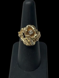 Anello moda donna diamanti 6 diamanti .35 carati T.W. Oro giallo 14 carati (MP1042793) - Foto 1 di 5