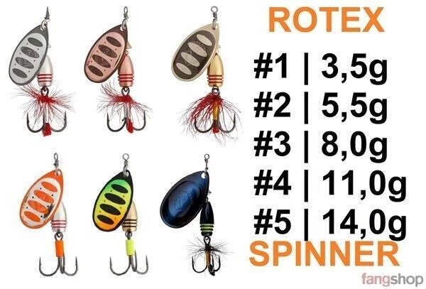 Savage Gear ROTEX SPINNER Kunstköder Raubfischangler Barsch Hecht Forelle Döbel - Bild 1 von 1