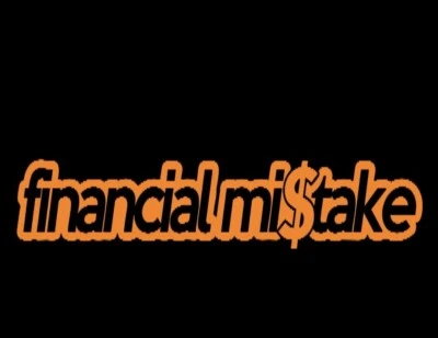 financial mistake sticker funny race wrx jdm hooligan stance drift 4x4 decal - Image 1 of 4