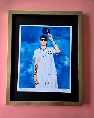 💎ALEXANDER DULAC | PESO PLUMA Hand Signed Authentic Print Edition of 10 | COA - Bild 1 von 4