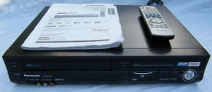 Panasonic Reproductor de DVD Grabadora/VHS VCR Reproductor Grabadora DMR-EZ485 con Control Remoto/Manual - Imagen 1 de 9