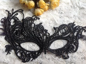 Mask Sexy Lace Lou Venetian Gothica Black New T - Picture 1 of 1