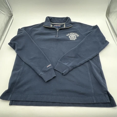 VTG JANSPORT OLD DOMINION MONARCHS "MOM" PULLOVER 1/4 ZIP SWEATSHIRT WOMENS SZ L Cover