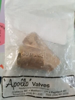 COLADOR APOLLO 59-001-01 1/4" BRONCE Y, TAPA SÓLIDA, SERIE 59 Foto 1 de 2