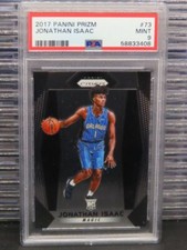 2017-18 Prizm Jonathan Isaac Rookie Card RC #73 PSA 9 Mint Magic