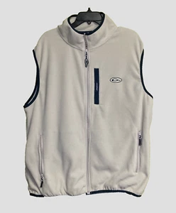 Drake Mens Fleece Vest XL Beige Outdoors Hunting Full Zip Pockets - Picture 1 of 8