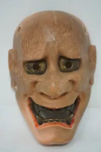 Japanische Hannya Demon Noh Theater Holzmaske Original aus Japan 0331F14 - Picture 1 of 11
