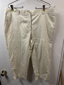 Burberry Golf Pants Women’s Size 14 US Capri Light Beige Nova Check - Picture 1 of 8
