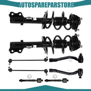 For Kia Optima 2011 2012 Front Struts Sway Bar Links Tie Rod End Coil Spring Kit - Picture 1 of 24