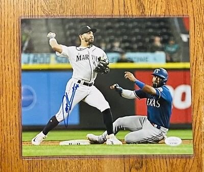 Jose Caballero Seattle Mariners Signed 8X10 Photograph Photo With JSA COA - Image 1 of 2