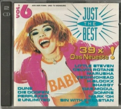 CD Album Sampler - Just the Best Vol. 6 - 2 CDs : Marusha, D:J:Bobo,E-rotik 1995 - Bild 1 von 2