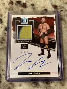 2023 Panini WWE Impeccable Joe Gacy Elegance Patch Auto 21/49 Wyatt Sicks - Picture 1 of 2