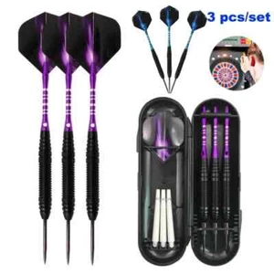 3 Stück 23g Profi Wettkampf Tungsten Steel Nadelspitze Darts mit Etui Set - Bild 1 von 14