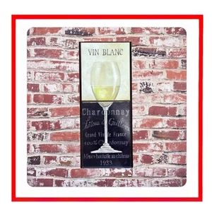 🖼️Sante II Daphne Brissonnet VIN BLANC 3D Giclee Print Gallery on Wood w/Frame - Picture 1 of 24