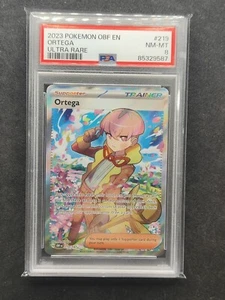 PSA 8 Pokémon TCG Ortega Sv03: Obsidian Flames 219/197 Holo Ultra Rare - Picture 1 of 2