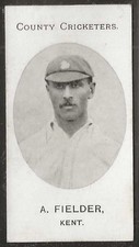 TADDY-COUNTY CRICKETERS CRICKET 1907 KENT-#07- A. FIELDER