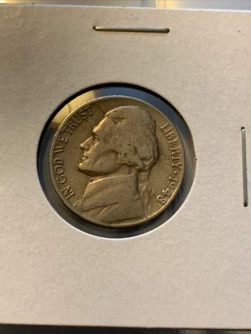1948 D Jefferson nickel in VERY GOOD CONDITION! Cover