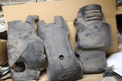 03-06 6.0L Vortec 6000 Engine Cover Trim Panels LQ9 6.0 OEM 3 Piece Set - Image 1 of 4