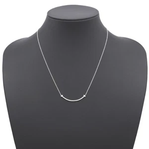 Tiffany & Co. T-Smile Halskette Silber 925 klein ohne Box für Damen Schmuck - Bild 1 von 2