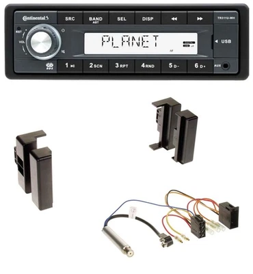 Continental USB MP3 AUX 1DIN Autoradio für Audi A4 B5 bis 99 A6 C4 bis 97 A8 D2 - Bild 1 von 4