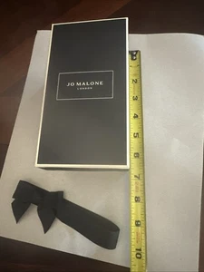Jo Malone London Empty Diffuser Gift Box & Ribbons Black & Cream 6.5 X 3.5 X 2.5 - Picture 1 of 5