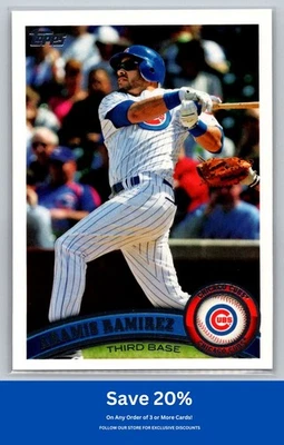 Aramis Ramirez 2011 Topps #16 Chicago Cubs - Image 1 of 2