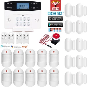 C68 Tuya APP WIFI GSM Wireless Wired Office Home Security Alarm Burglar System - Picture 1 of 16