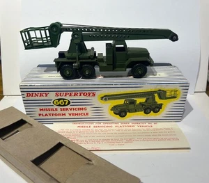 Dinky Toys Supertoys 667, vehículo de servicio de misiles, raro, original, vintage en muy buen estado - Imagen 1 de 18