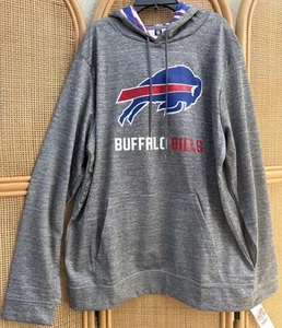 Sudadera con Capucha Zubaz Para Hombre Grande Buffalo Bills Gris Cebra Nueva con Etiquetas NFL Fútbol - Imagen 1 de 4