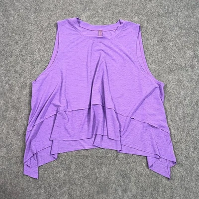 Free People FP Movement 紫丁香紫色无袖节奏背心女式 XS 码 — 第 1/4 张图片
