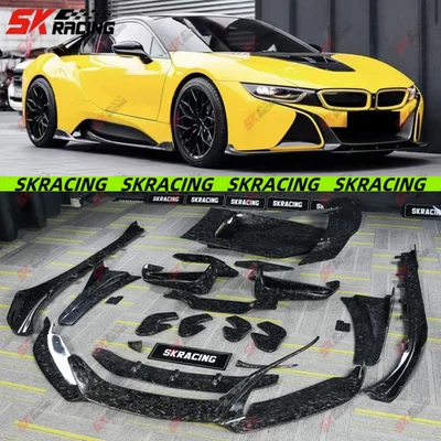 Kits de carrocería de alerón de fibra de carbono forjado para BMW i8 14-20 Foto 1 de 4