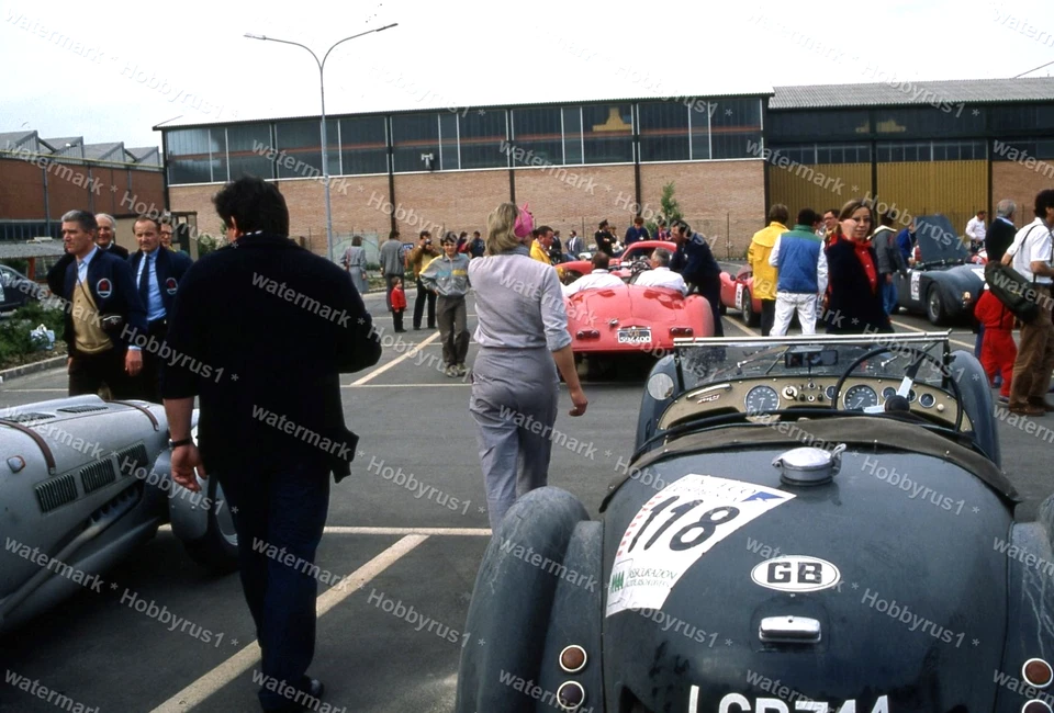 Frazer Nash Le Mans réplica Jaguar XK120 coches de carreras original 35 mm foto diapositiva Foto 1 de 1