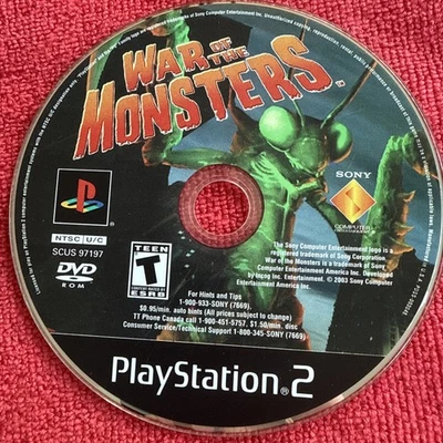 🔥 War of the Monsters (PlayStation 2, PS2) DISC ONLY Tested And Working 2003 - Image 1 of 4