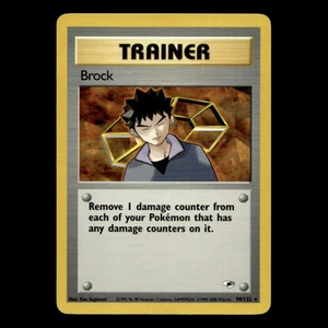 1x Brock Lot 98 Gym Heroes Pokemon Karten Sammlung Set Deck Building Null/Rare - Bild 1 von 4