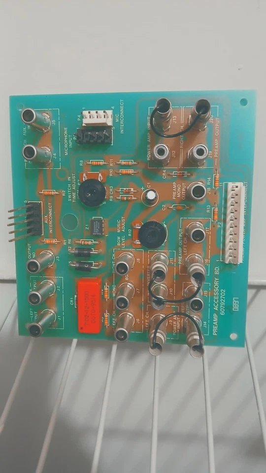 ROWE AMI CD JUKEBOX PREAMP ACCESSORY BOARD 6-07933-02 - Image 1 of 1