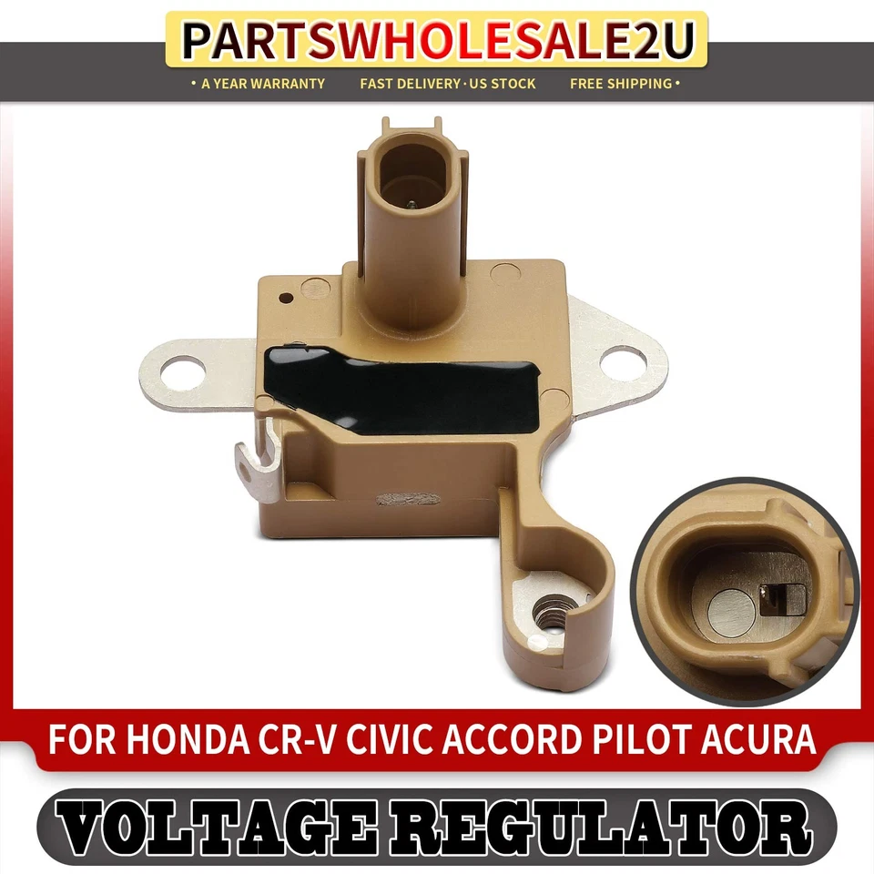 Regulador de alternador para Honda Civic CR-V Pilot Accord Odyssey Acura MDX 14,4 V Foto 1 de 4