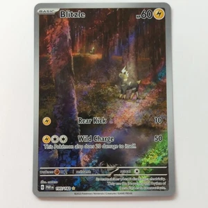 Blitzle 195/182 Pokemon Sv04: Paradox Rift Illustration Rare Holofoil Card - Picture 1 of 2