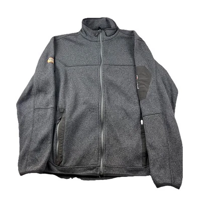 Berghaus Tulach Jacket Mens XL Gray Full Zip Fleece Zip Pockets Outdoor Hiking - Image 1 of 4