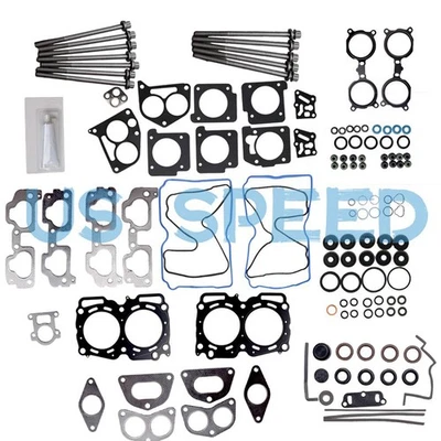 Juego de pernos de junta de cabeza SOHC para 04-11 Subaru Impreza Legacy Baja Saab 2,5 L EJ25 Foto 1 de 4