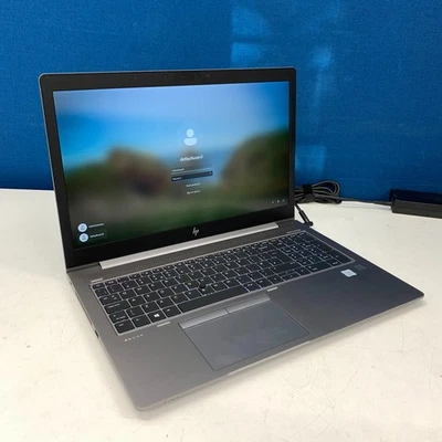 HP ZBook 15u G6,  i7-8565U, 256GB SSD 16GB RAM, Win 11,  *BATTERY+SCREEN ISSUE - Image 1 of 4