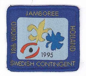 1995 World Scout Jamboree SWEDEN / SWEDISH SCOUTS Contingent Patch - Bild 1 von 1