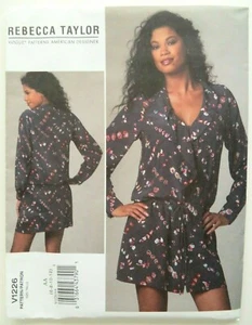 Vogue V1226 Rebecca Taylor leichtes Minikleid Muster 6,8,10,12 NEU - Bild 1 von 3