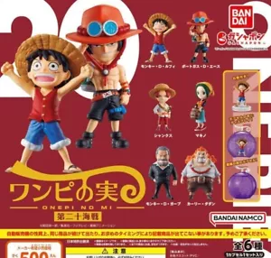 One Piece Onepi No Mi Vol 20 Complete 6 Types Set Capsule Figure Toy Gasha Japan - Picture 1 of 8